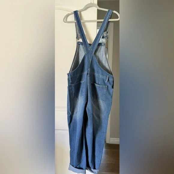 Blue Denim Overalls - Picture 3 of 4